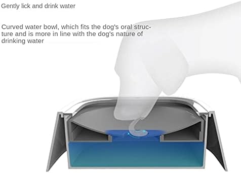 כלב מים אגן 1.5 ליטר שאינו רטוב פה כלב קערה צף קערה נגד התהפכות חתול מים קערת ציוד לחיות מחמד צף קערה
