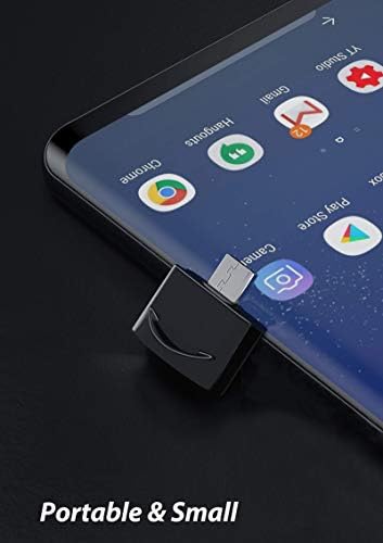 מתאם גברי USB C ל- USB תואם את סמסונג גלקסי SM-A015G עבור OTG עם מטען Type-C. השתמש במכשירי הרחבה כמו מקלדת, עכבר, מיקוד, GamePad, Sync, More