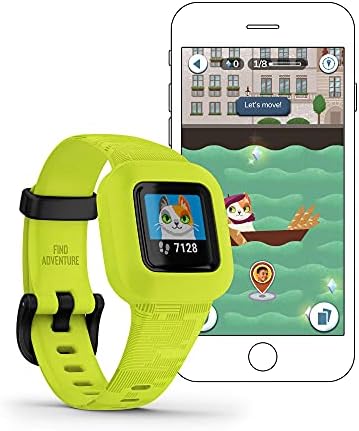 גרמין ויופיט ג 'וניור 3, גשש כושר לילדים, כולל חווית אפליקציה אינטראקטיבית, ידידותית לשחייה, חיי סוללה של עד 1 שנה, דיג' י קאמו