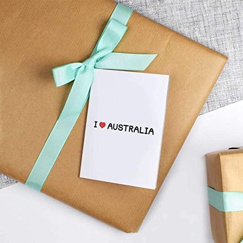 5 על 1 'אני אוהב את אוסטרליה' אריזת מתנה / גליונות נייר עטיפה