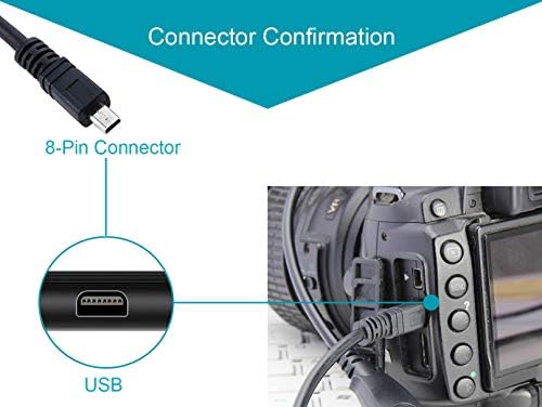 MAXLLTO® USB AC AC מתאם סוללה כבל מטען סוללה עבור Sony CyberShot DSC-W800 S