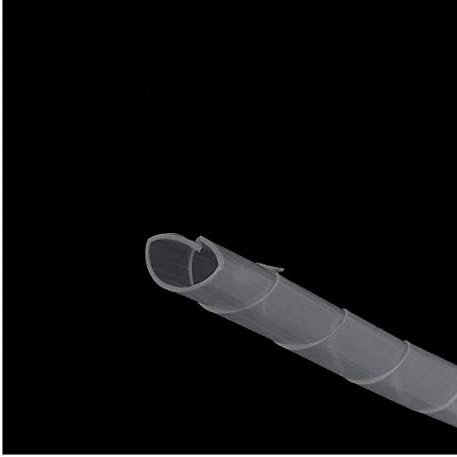 AEXIT חיווט ספירלה גמיש וחיבור צינור עטיפת חוט ניהול מארגן 10 ממ 8 ממ צינורות חום חום OD לבן