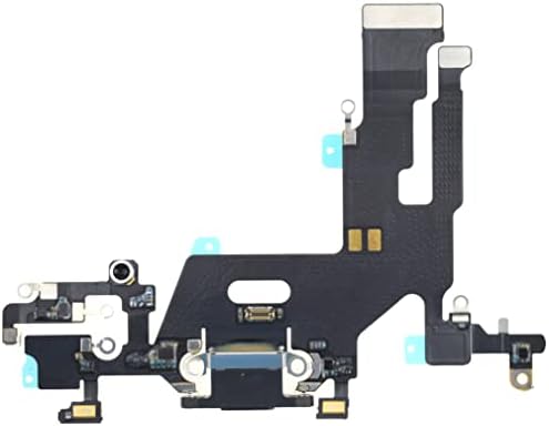 זוהר זוהר זוהר USB טעינה שקע שקע גמיש החלפת כבלים לאייפון 11 במיקרופון, USB 2.0 שחור
