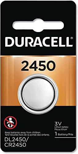 אבטחת סוללות ליתיום של Duracell 3 וולט DL2450B 1 כל אחד