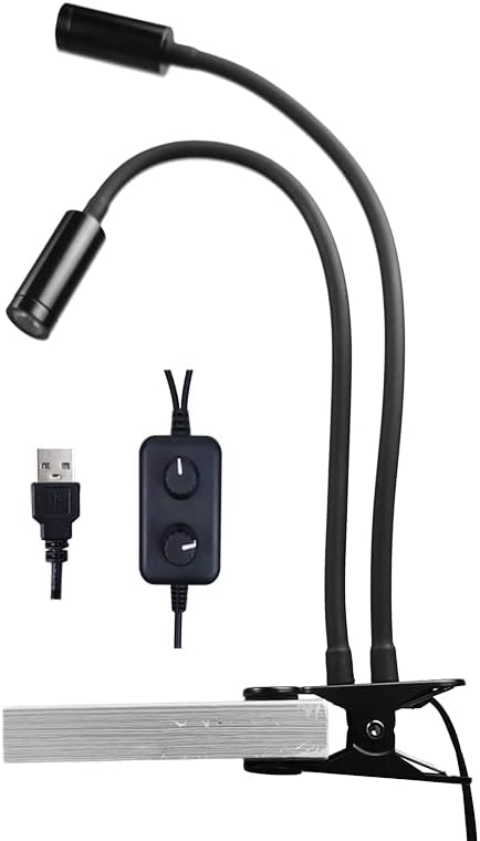 USB כפול גוזק כפול מתכווננת נקודת LED אור תאורה תאורה מנורה זרקור קליפ גמיש מיקרוסקופ STEREO HDMI מצלמה דיגיטלית