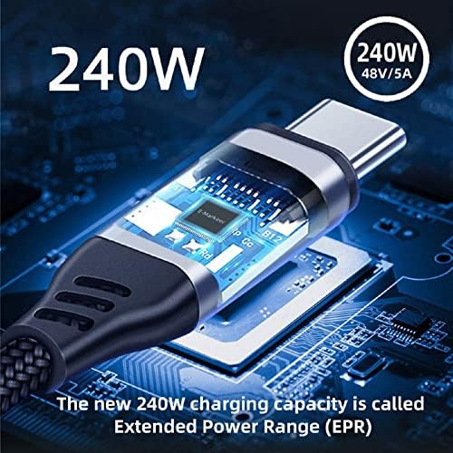 xiwai USB4 240W 40GBPS 8K 60 הרץ מתאם, סוג C זכר לנקבה 240W POWER 40GBPS נתונים 8K מתאם וידאו למחשב נייד NS טלפון NS