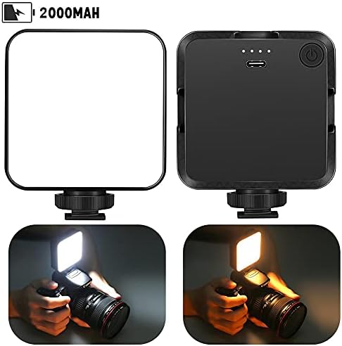 ygqzm וידאו זרם חי אור 2500K-6500K 5W LED מנורת LED לטלפון חכם מחשב נייד מחשב נייד מיני מילוי אור לווידיאו Selfie