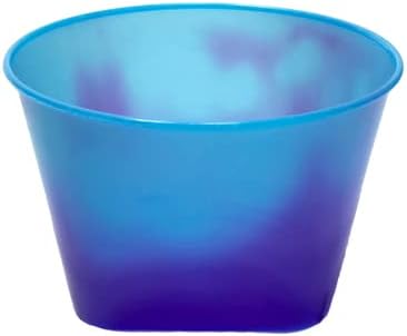 צבע החלפת 18 גרם קערות לשימוש חוזר, סט של 10 ירוק לכחול, מגיב לטמפ 'אוכל קר ומשנה צבע -יוגורט, גלידה, ג'לטו, קערות אסאיות, קרח מגולח, קינוחים קפואים BPA בחינם - ארוז בארהב