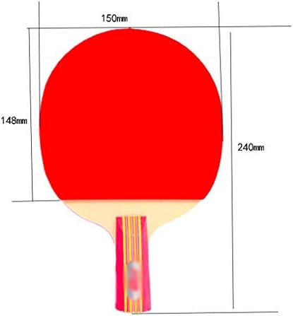 טניס שולחן מגדיר את מערך מחבטי טניס השולחן מכיל 2 מחבטי טניס שולחן, ותיק אריזה אחד, שנוח יותר לטיול