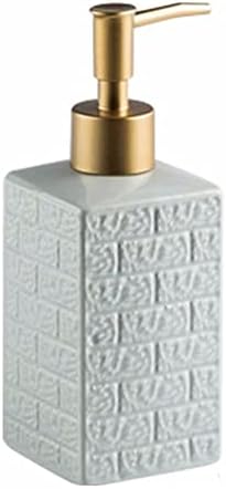 מעודן בולט עיצוב זהב ראש אופנה טהור קרמיקה הקלה אמבטיה אמבטיה מלון סבון קרם ג ' ל משאבת מתקן