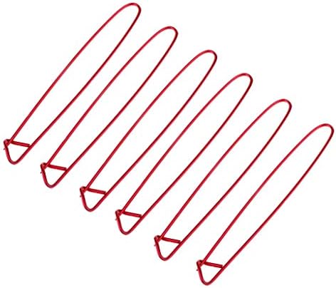 6 יחידות סגסוגת סרוגה תפירת מחטי תפר מחזיקי סריגה מושגים & מגבר; כלים - אדום גדולקידוד / 286