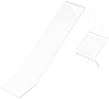 נעלי UXCell תצוגת מתלה, 100x45x165 ממ מחזיק מדף אחסון אקרילי ברור