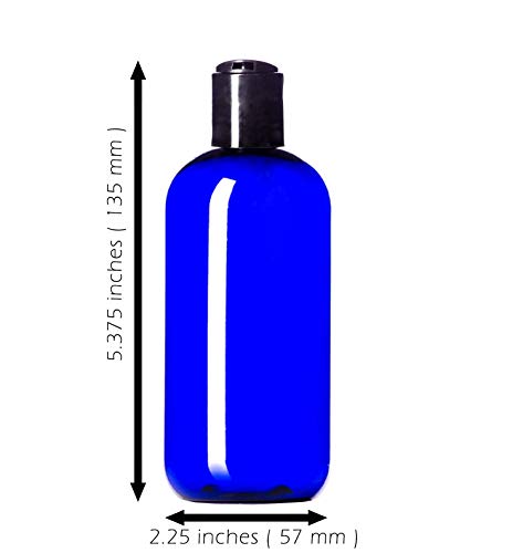 8oz פלסטיק בקבוקים כחולים