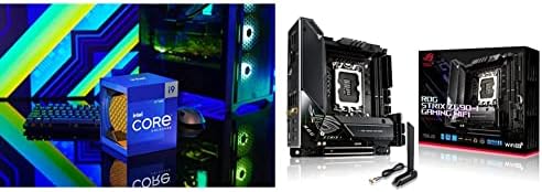 Intel Core I9-12900K מעבד שולחן עבודה & ASUS ROG STRIX Z690-F משחק WIFI 6E LGA1700 ATX GAMING לוח האם