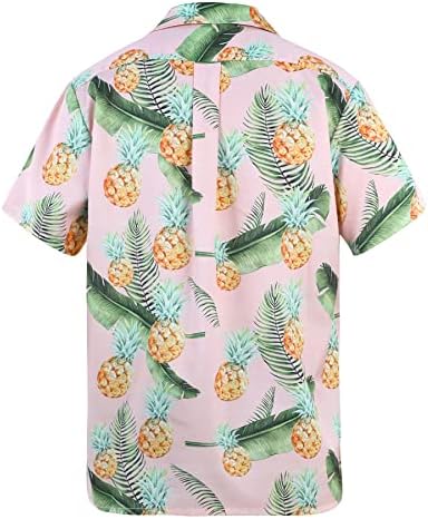 Zando רגיל בכושר חולצה הוואי לגברים חולצות הוואי מצחיקות חולצות חוף שרוול קצר