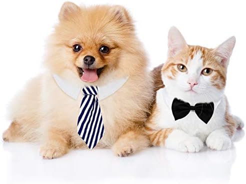 4 חתיכות לחיות מחמד עניבת פרפר מתכוונן לחיות מחמד צוואר עניבת תלבושות פורמליות כלב צווארון לכלבים קטנים וחתולים גור טיפוח קשרי מסיבת אבזרים