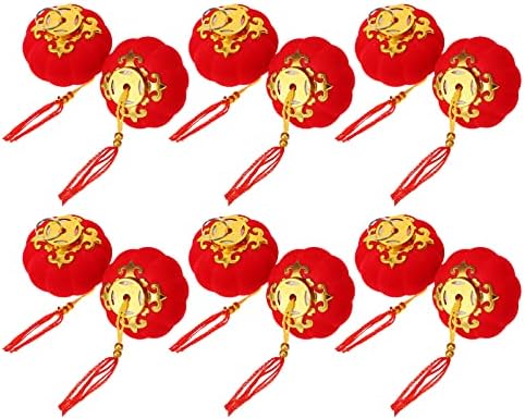 Besportble 16 יחידות השנה הסינית השנה החדשה סיבוב אדום פנס