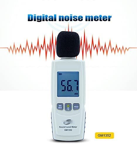 KXDFDC רמת צליל דיגיטלית מד רעש בודק DB DB DECIBEL METER בדציבלים גלאי שמע רעש מיקרופון אוטומטי
