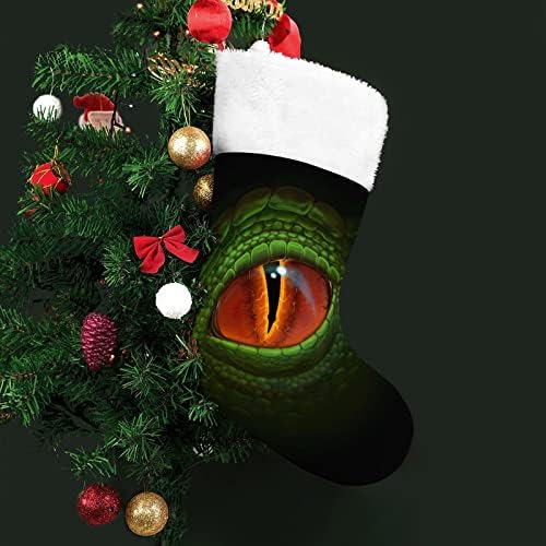 עין דרקון ירוק המותאמת אישית לחג המולד מגרש חג המולד קישוטי מפלגה משפחתית