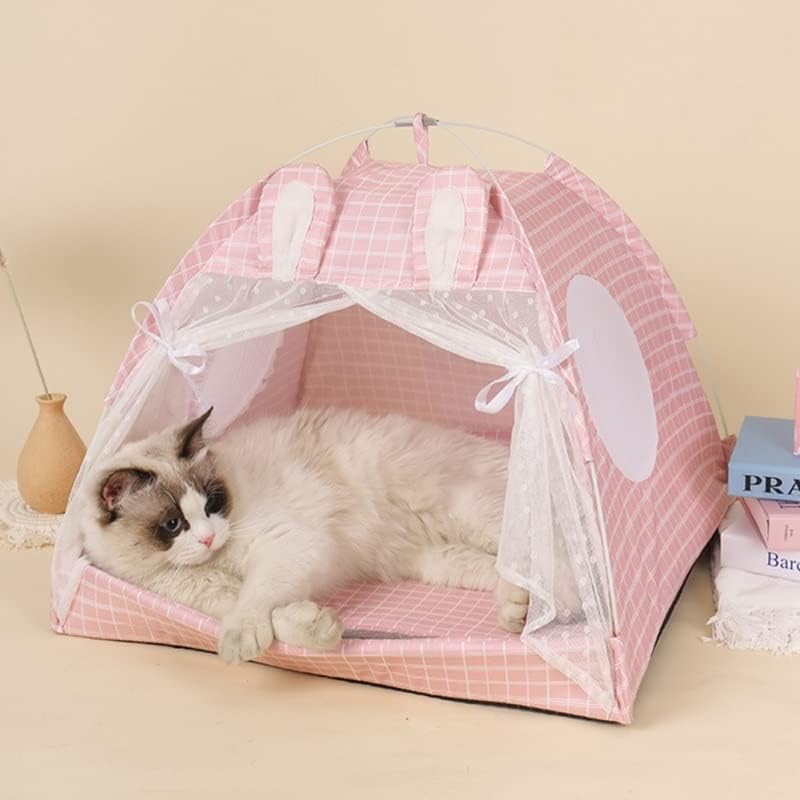 חתולי כלוב כלב בית כלביות קטן כלב חתולי אוהל רך נוח מתקפל מיטה נייד בעלי החיים קן