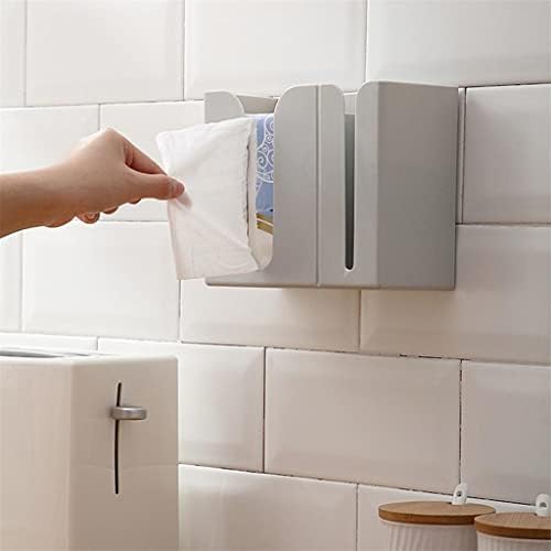 N/A Multi-function Tray Tray קיר רכוב על אמבטיה מפית מפית נייר מגבת שקית זבל.