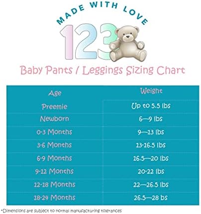 123 דוב מכנסי תינוקות/חותלות עם פוטס פוליאסטר/כותנה טרי יוניסקס בנות בנות
