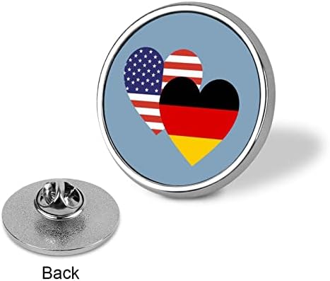 גרמניה סיכות כפתור דגל לב גרמניה לתיק תרמיל עגול סיכות סיכות חמודות לקישוטים למסיבות