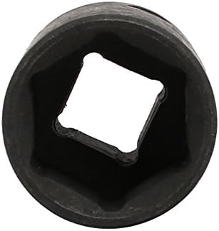 AEXIT 3/8 אינץ 'כלים מרובעים כלים המופעלים על ידי כונן 17 ממ 6 נקודות משושה שקע משושה מתאם השפעה על דגם שחור: 49AS538QO96