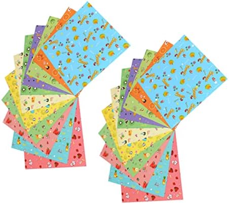 OperitAcx 2 חבילות/144 גיליונות מלאכה לילדים לילדים אורגמי אלבום צילום אלבום יצירתי אוריגמי ניירות קיפול מדפסת נייר פרויקטים מתקפלים