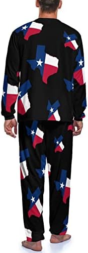 טקסס דגל מפת גברים של פיג 'מה סט ארוך שרוול סוודר הלבשת רך טרקלין סט פיג' מה עבור בית נסיעות
