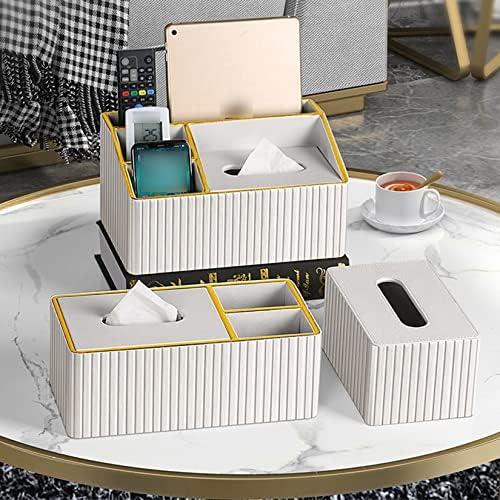 כיסוי קופסת רקמות פטפינדו מכסה רקמות מחזיק רקמות קופסאות קופיה מחזיק דקורטיבי/מארגן קופסת רקמות ביתית עור יצירתי שולחן עבודה מפית רב -פונקציונלי