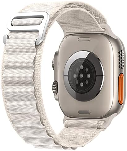 לולאה אלפינית - תואם לפס Apple Watch עבור 49 ממ 45 ממ 44 ממ 42 ממ 41 ממ 40 ממ 38 ממ, לולאת סולו ניילון עם G -Hook עבור Apple Watch Ultra Iwatch Series 8 7 6 5 4 3 2 1 se