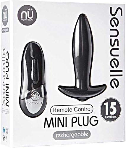 Nu Sensuelle Mini Plug Mini, שחור