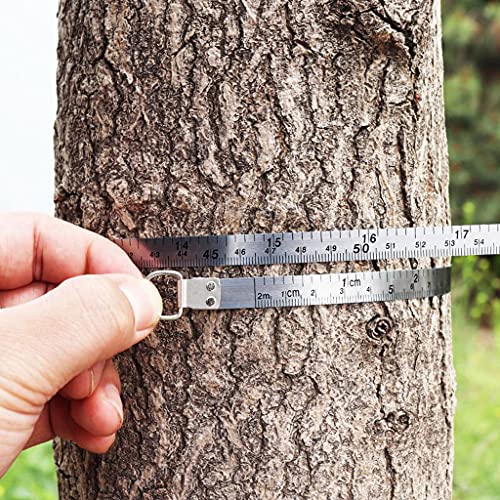 Newesoutorry 1pcs Tree Tree Teameter 2000 ממ קלטת מדידה מתכת נשלפת רכה- שימוש במדידת חפצים גליליים