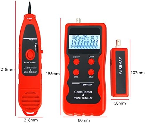 דיגיטלי 5E 6E LAN כבל טלפון חוט טלפון קואקסיאלי BNC USB ובודק כבלים 1394