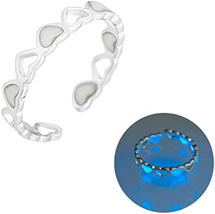 2023 טבעת מתכווננת חדשה טבעת פתוחה לנשים טבעת תכשיטים טבעות תכשיטים פלואורסצנטיות טבעות טרנספורמציה טבעת טבעת