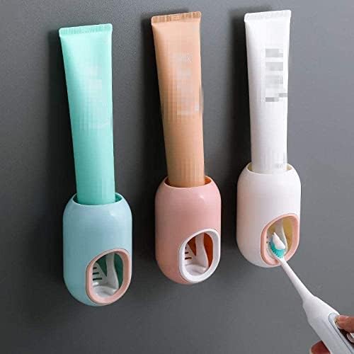 מתקן משחת שיניים MXJCC, משחת שיניים אוטומטית סחיטת קיר לחדר אמבטיה