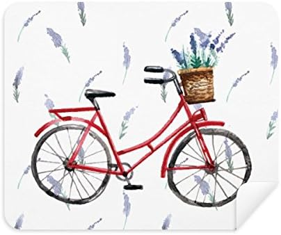 צבעי מים אופניים לבנדר פרח ניקוי בד מסך מנקה 2 יחידות זמש בד