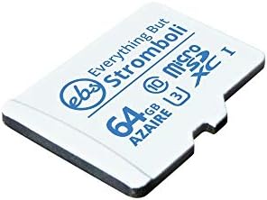 הכל חוץ מסטרומבולי 64 ג 'יגה-בייט מיקרו-אס-די אזייר כרטיס זיכרון מסוג 10 לסמסונג א' עובד עם טלפונים של 12, 02, 02, 32, 51 5 גרם-1 יו-3