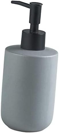 Petsola Ceramic Seap Dispenser בקבוק נוזל מיכל נוזלי מתקן סבון נוזלי בקבוק משאבה ריק בקבוק משאבה לשירותים חדר אמבטיה מלון בית מסעדה ביתית, אפור