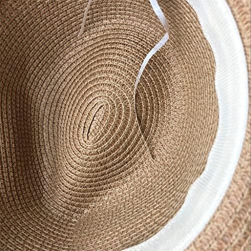 לרכוש קיץ בריטי פנינה חגורת ואגלי שטוח שוליים קש כובע הצללת שמש כובע גברת חוף כובע גברים ג ' אז כובע