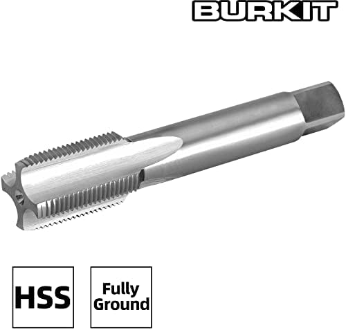 Burkit M33 x 3 חוט ברז על יד שמאל, HSS M33 x 3.0 ברז מכונה מחורצת ישר