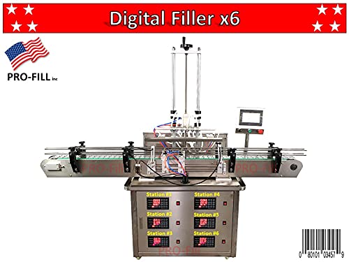 בקרה אוטומטית נוזל ורוטב מכונת מילוי דיגיטלית / מילוי בקבוק בקרה דיגיטלית 10ML-3000 מל כל ראש