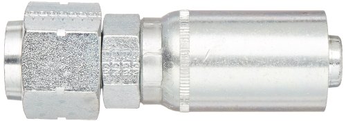 Eaton Weatherhead Coll-O-Crimp 47012E-S72 מסתובב נקבה מתאים ישר, פלדת פחמן נמוכה, מזהה צינור 3/4 , גודל צינור 3/4