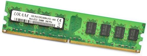 URAM 2GB DDR2 800MHz PC2-6400U PC2 6400 NONE ECC DIMMSUNG IC RAM