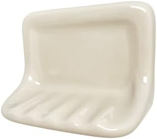 טנדוס אמבטיה אביזרי עצם שקדים קרמיקה סבון צלחת מחזיק-לא עבור משטח שטוח התקנה