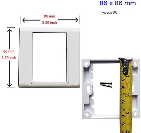 צלחת קיר SC Simplex + HDMI + SC אבן מפתח סיבים אופטיים שקע שקע שקע לבן דקורטיביים דקורטיביים מכשיר מכשיר מצמד כיסוי -