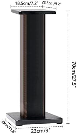27.56 אינץ עץ רמקול עומד, 1 זוג, מייצג בית-קולנוע היפי מדף ספרים תיבת ולווין רמקולים בצבע עץ משופר אודיו האזנה ניסיון עבור קולנוע ביתי