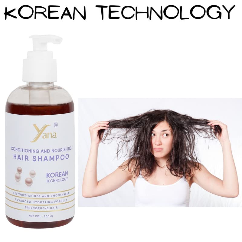 שמפו שיער של יאנה עם שמפו שיער טכנולוגי קוריאני לגברים סולפט בחינם